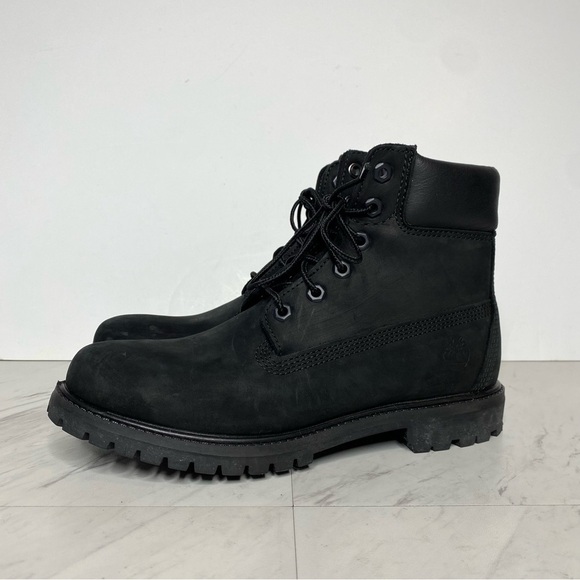 Timberland Black Nubuck Lace Up Boot 9M - Picture 14 of 14